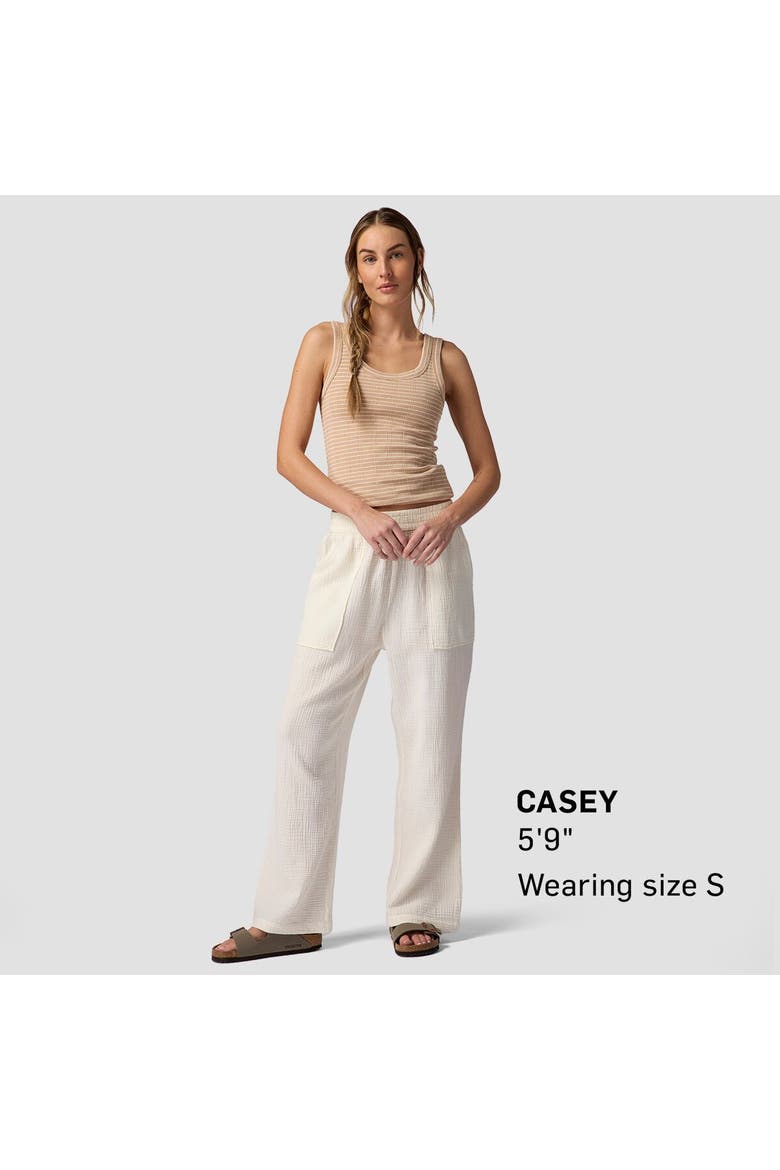 Cotton Gauze Pant - Women's, Alternate, color, Egret