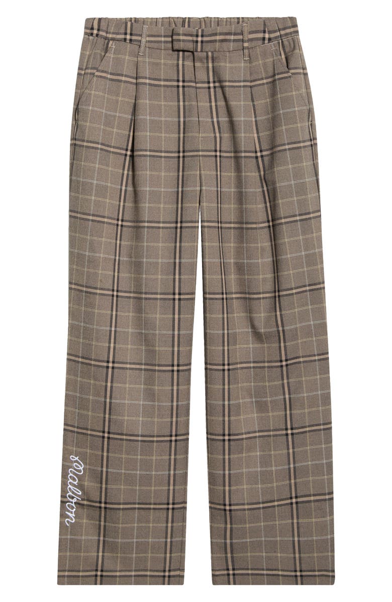 Malbon Golf Emmett Pleated Straight Leg Pants, Alternate, color, Multi