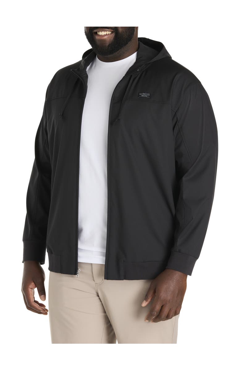 TravisMathew Fit By DXL Big & Tall Wanderlust Hoodie, Main, color, Black