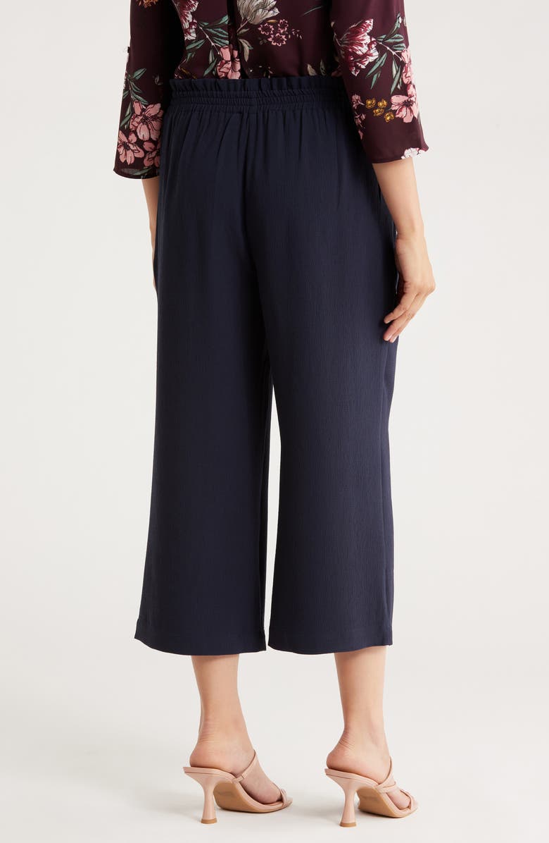 DR2 by Daniel Rainn Paperbag Waist Pants, Alternate, color, Dark Ink