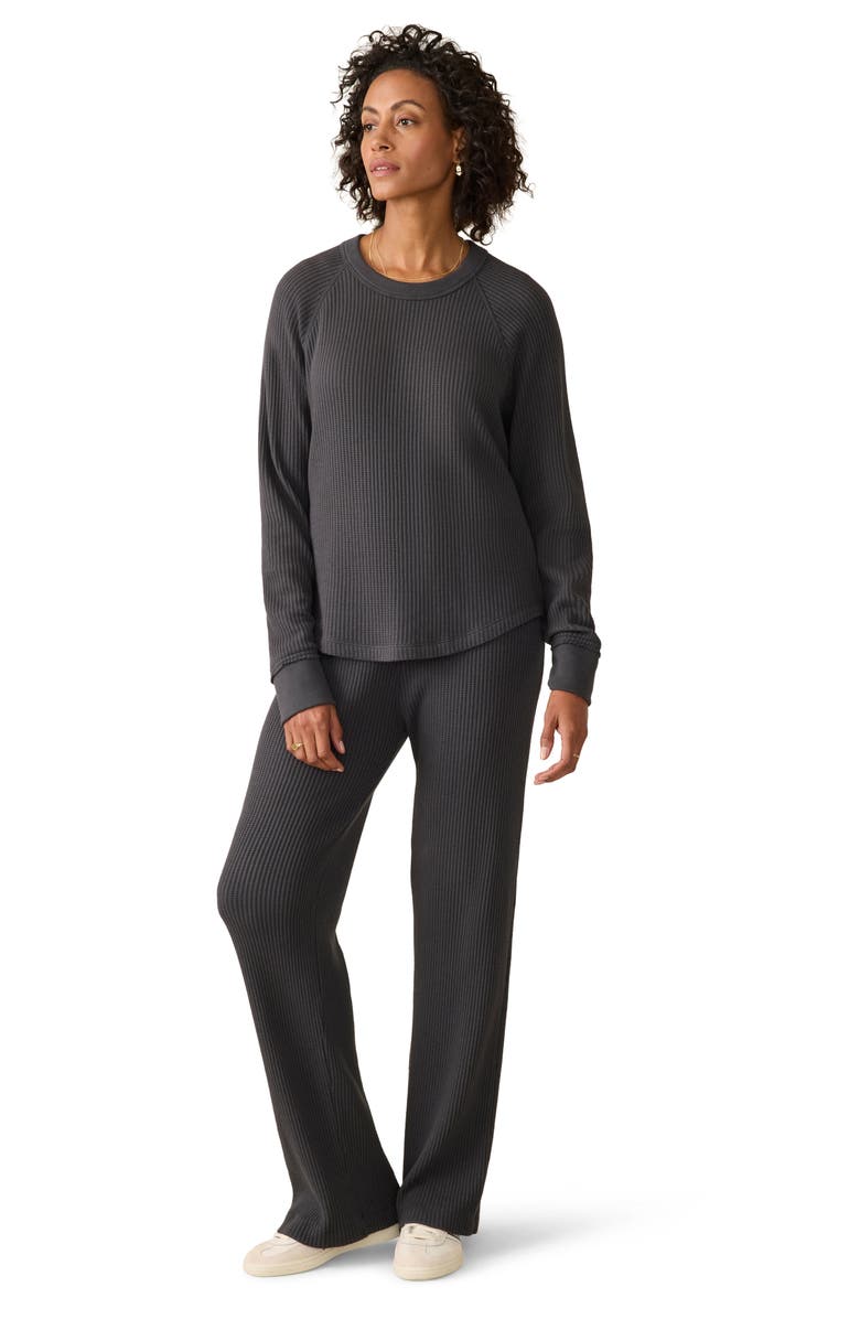 Faherty Legend<sup>™</sup> Waffle Wide Leg Pants, Alternate, color, 