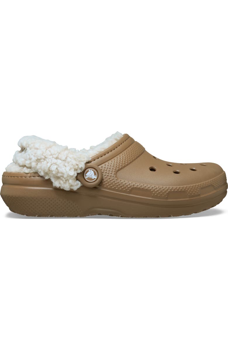 CROCS Classic Fleece Lined Clog, Alternate, color, Sepia
