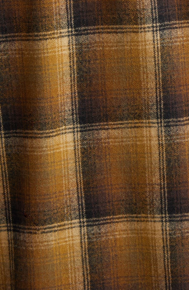 Maison Margiela x Pendleton Plaid Wool Flannel Button-Up Shirt, Alternate, color, 