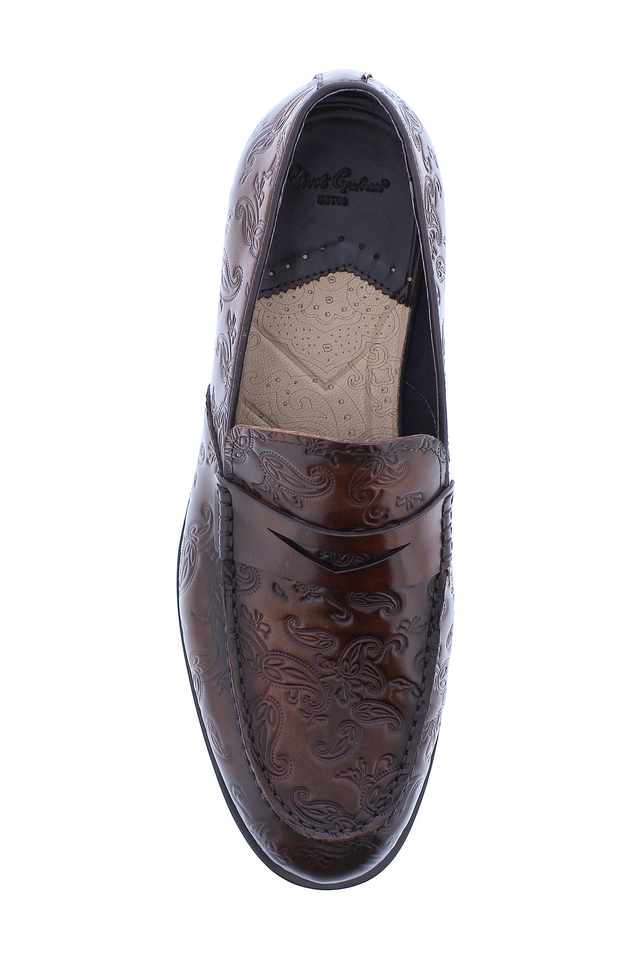 Robert Graham Boerne Loafer, Alternate, color, Brown