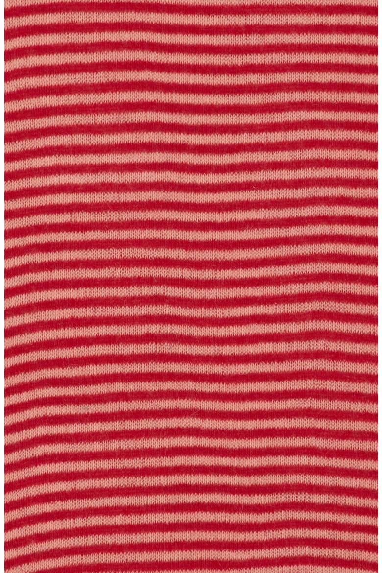 Stripe Wool Blend Scarf, Alternate, color, STRAWBERRY/ MELON