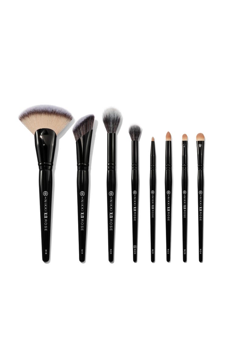 BK Beauty Nikki La Rose Pro Artist Brush Set - Vol. 2, Alternate, color, Black