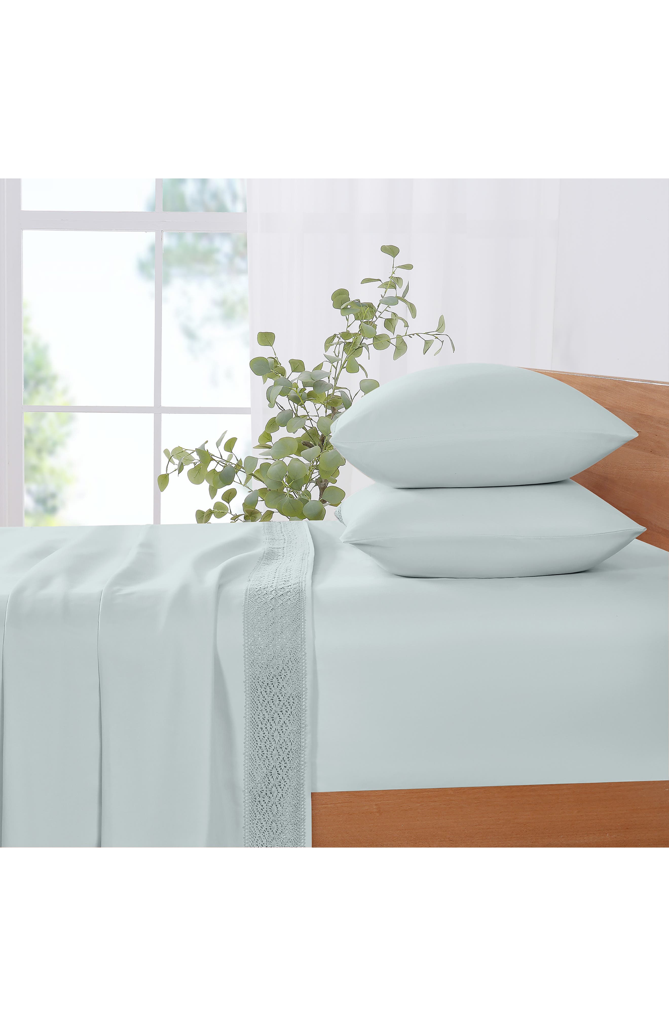 Modern Threads Crochet Lace 4-Piece Sheet Set | Nordstromrack