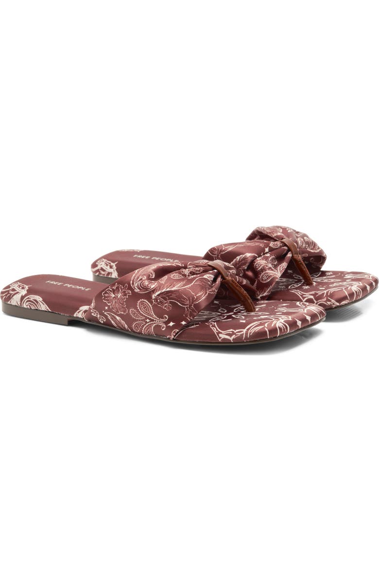 Free People Tia Print Slide Sandal, Alternate, color,