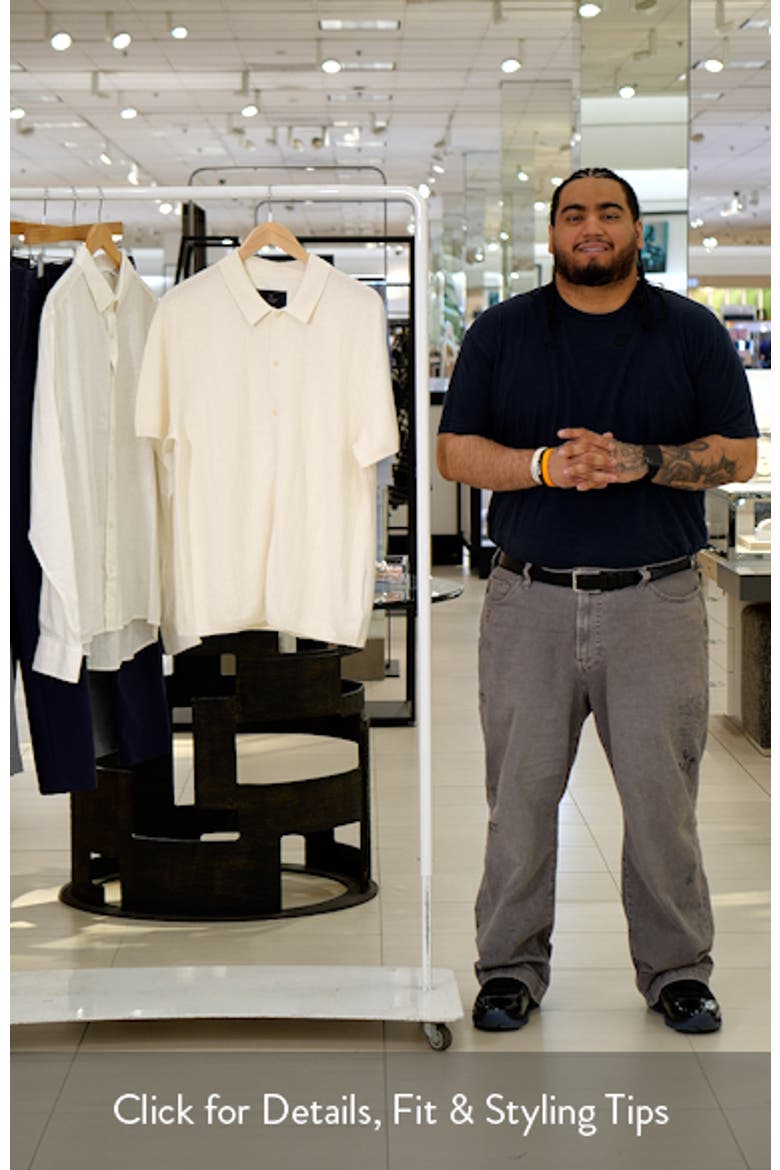 Piazza Rib Cotton & Linen Full Button Cardigan video