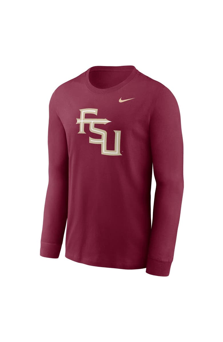 Nike Men's Nike Garnet Florida State Seminoles Alternate Logo Long Sleeve T-Shirt, Alternate, color, 
