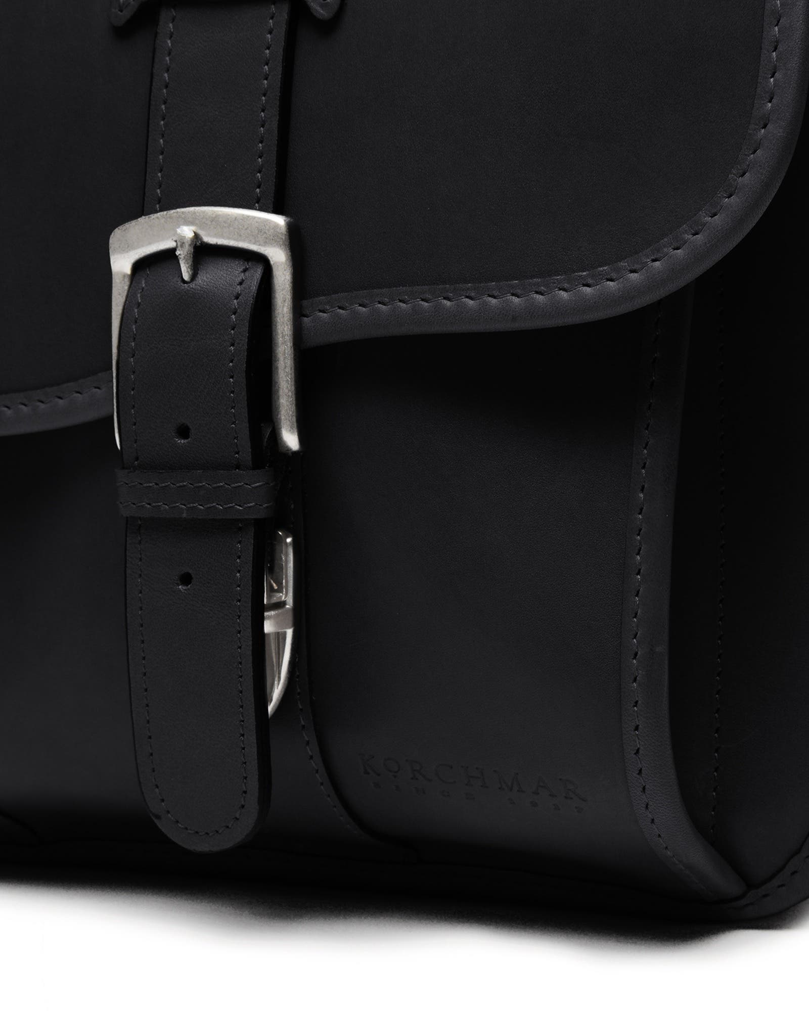 Garfield Leather Briefcase, Alternate, color, Black