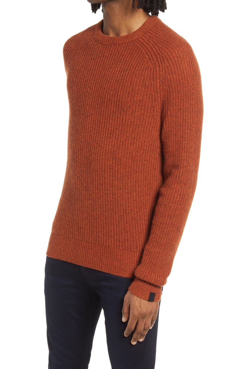 rag & bone Pierce Marled Cashmere Crewneck Sweater, Alternate, color, 