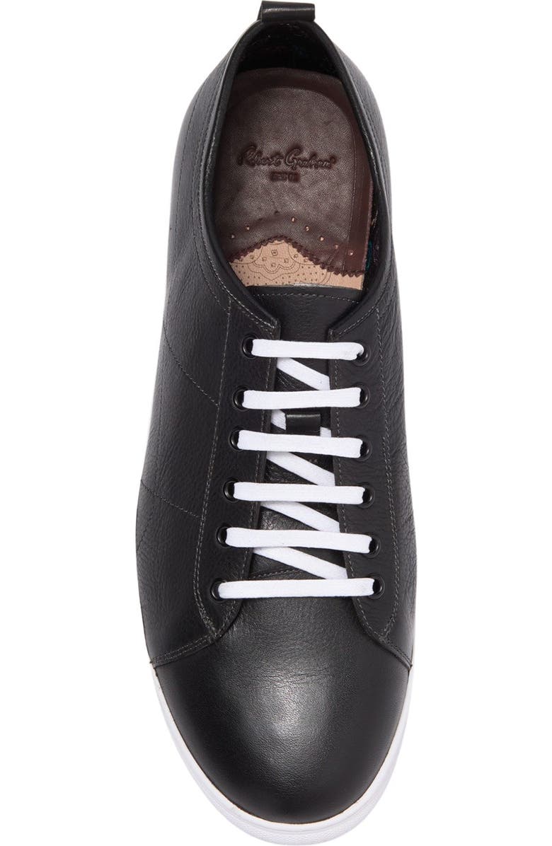 Robert Graham Blackburn Leather Sneaker - Wide Width, Alternate, color,