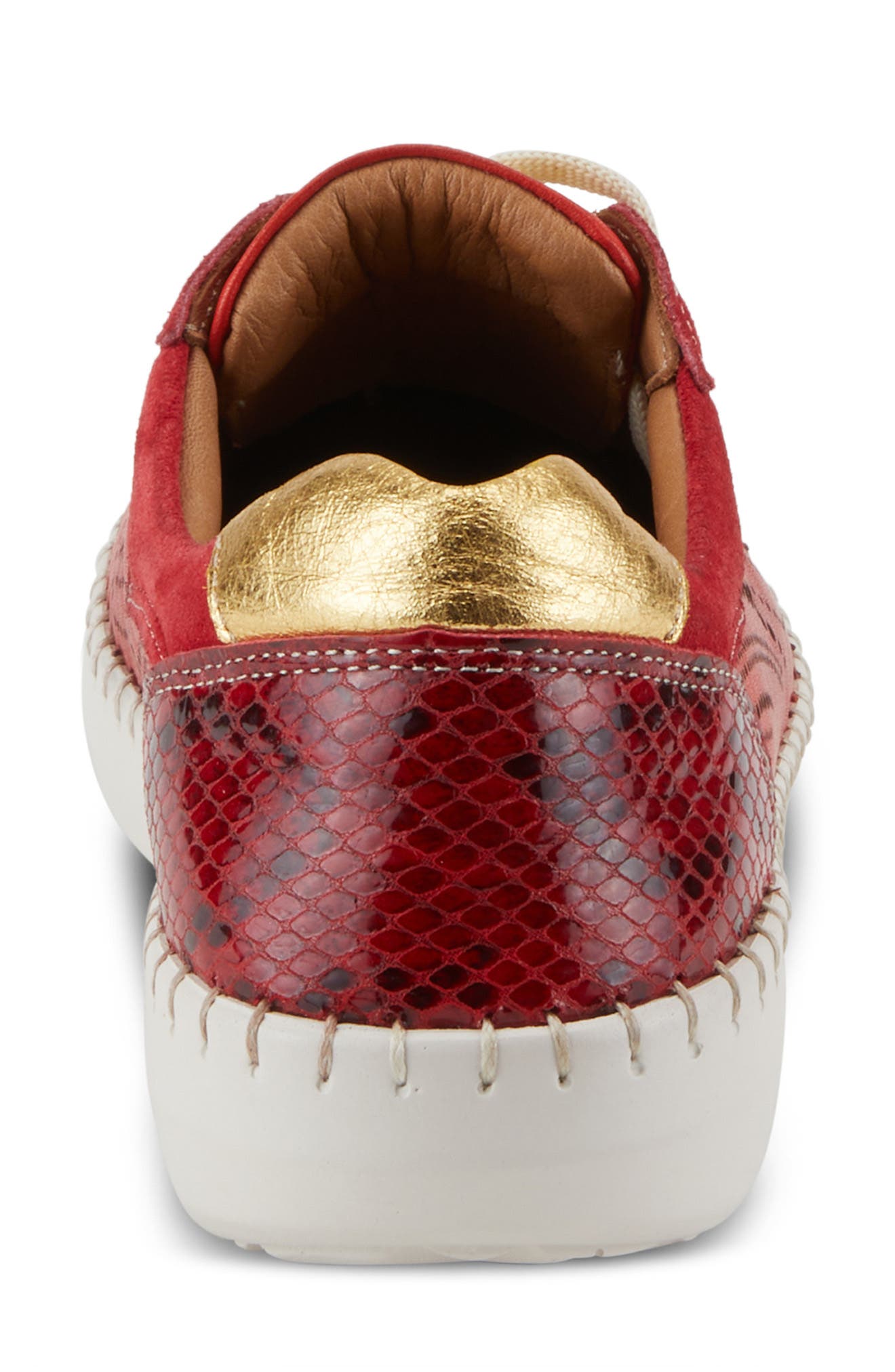 Spring Step Jumilla Sneaker, Alternate, color, Red