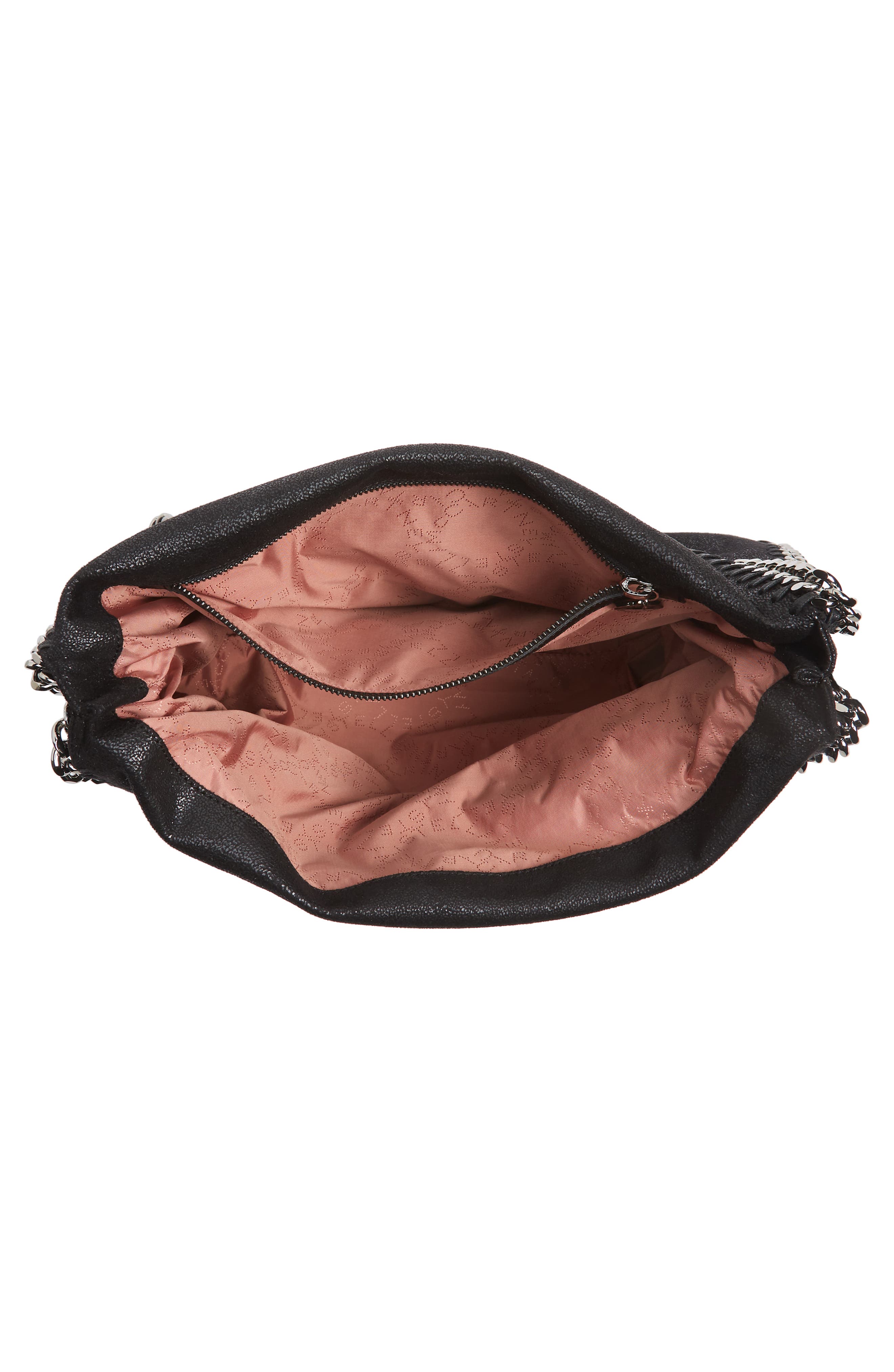 Stella McCartney Small Falabella Shaggy Deer Faux Leather Shoulder Bag, Alternate, color, 