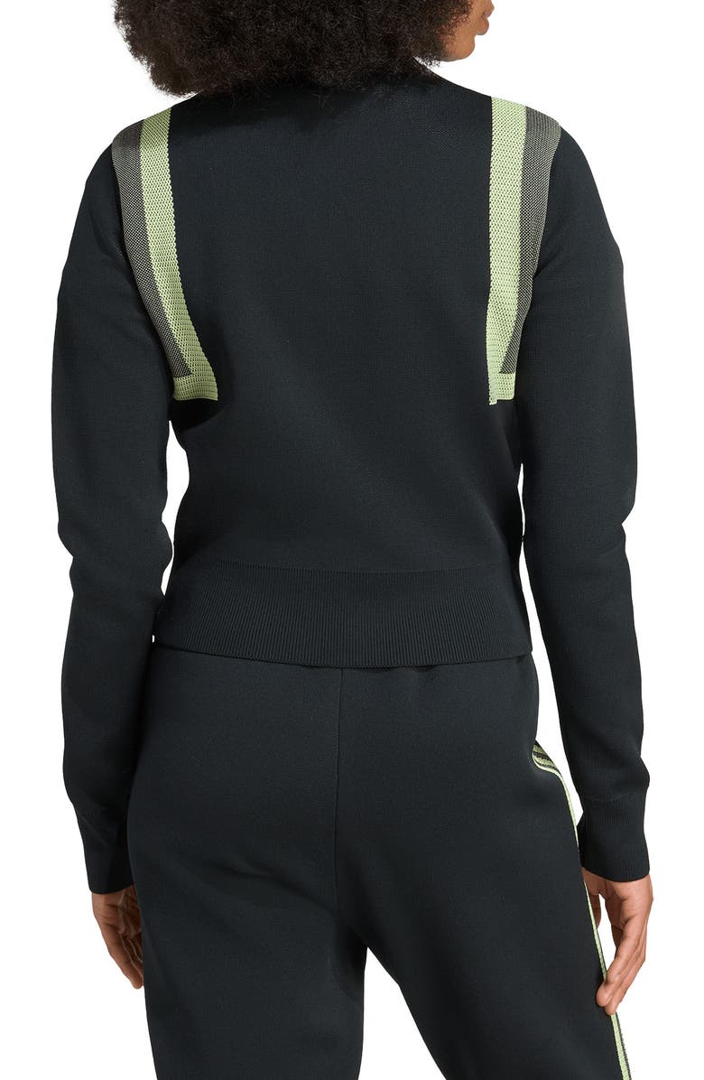 adidas Knit Track Top, Alternate, color, Black