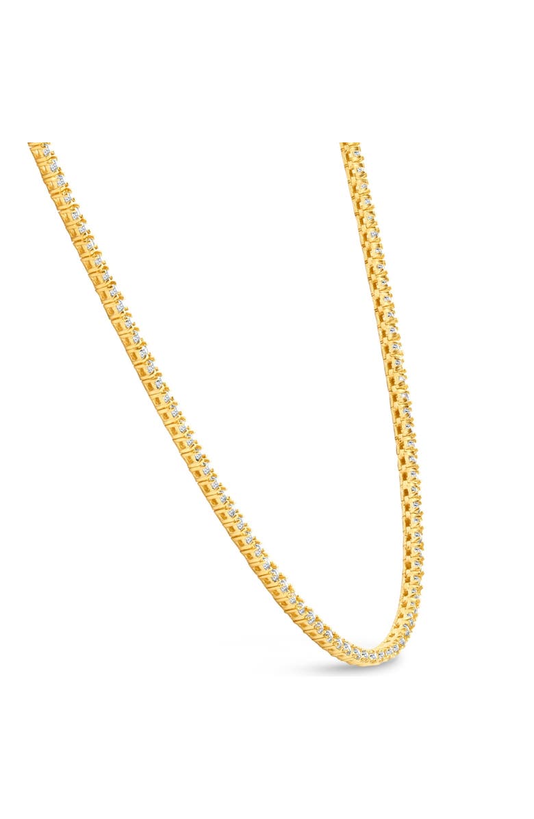 Bliss Diamond Certified 5Ct 18" Diamond Tennis Necklace 14k Gold Lab Grown, Alternate, color,