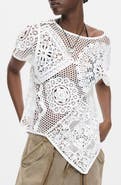 Desigual Openwork Knit Top