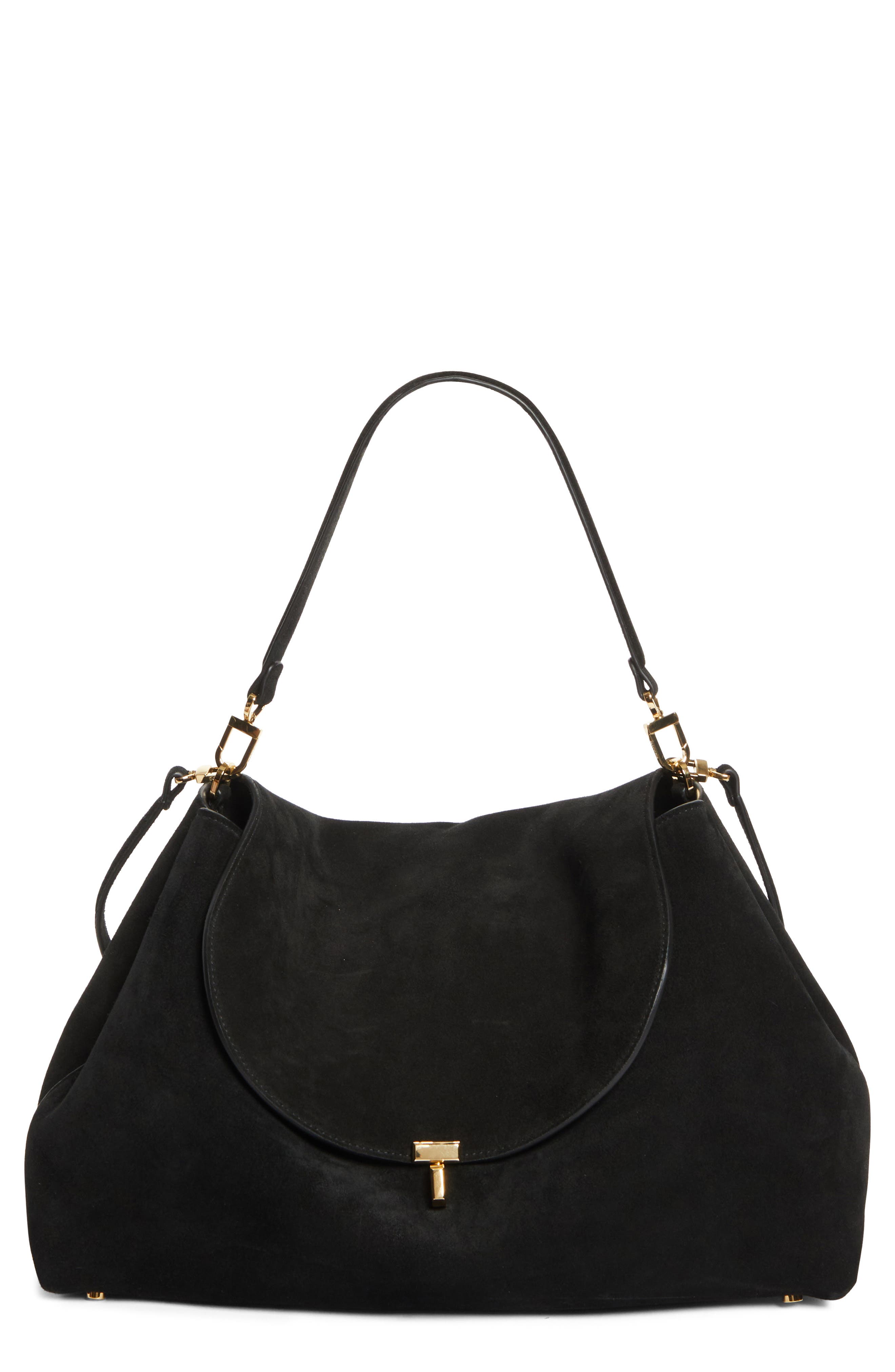 Totême Toteme T-lock Satchel In Burgundy