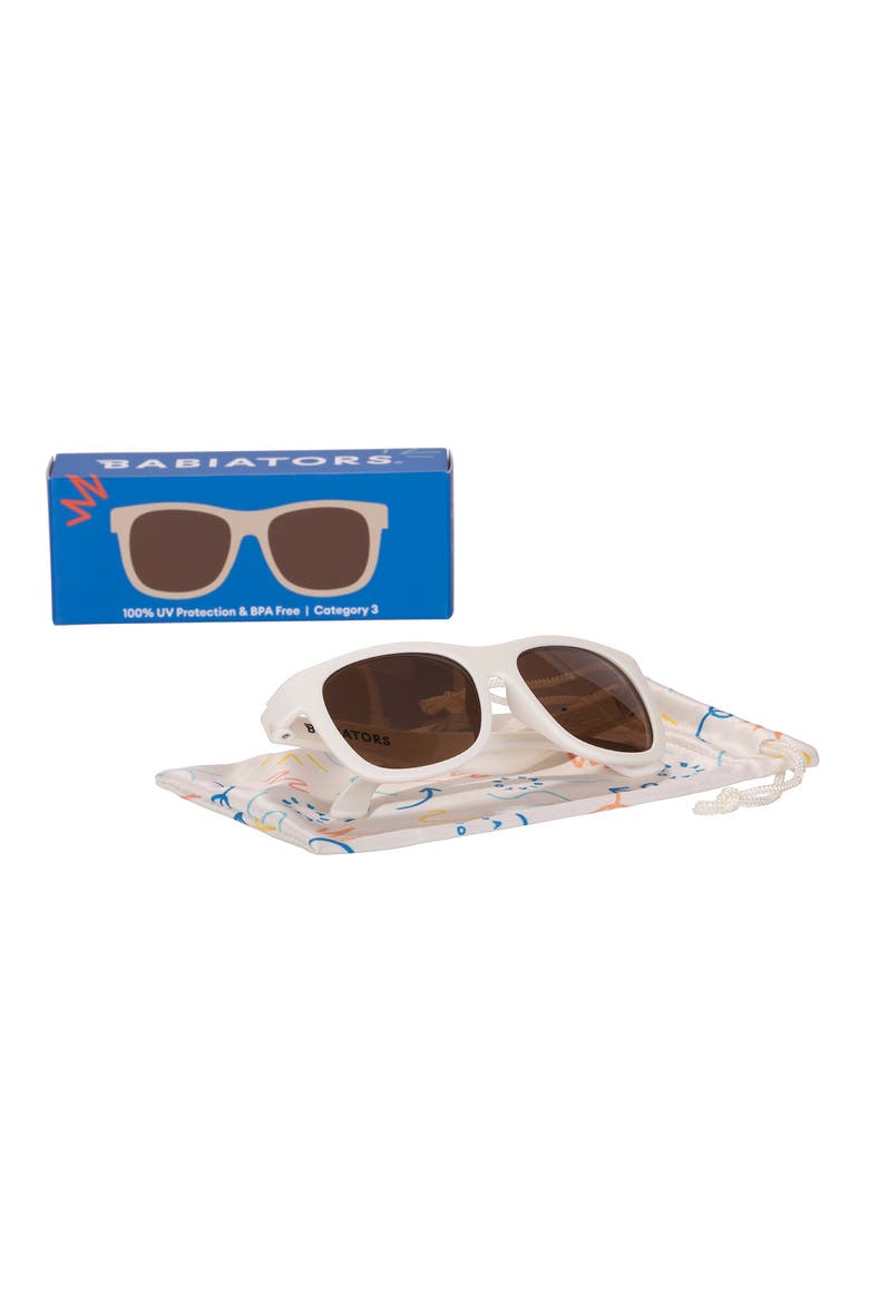 Kids' Navigator Sunglasses, Alternate, color, SWEET CREAM
