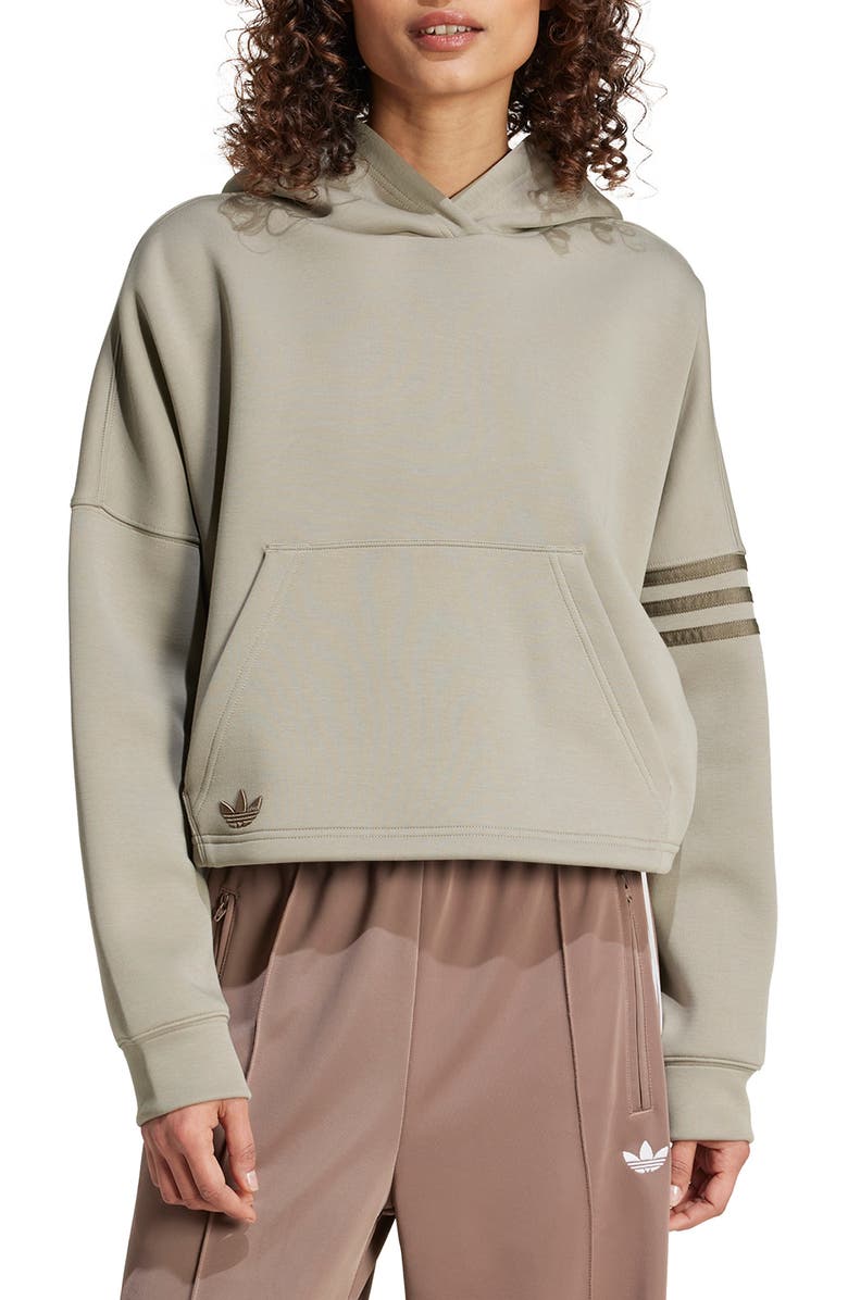 adidas Originals Neuclassics Hoodie, Main, color, Silpeb/Oli