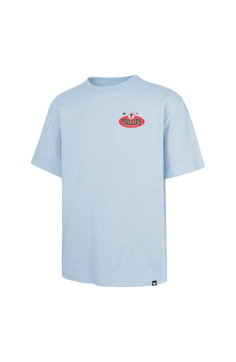 '47 Men's '47 Light Blue Philadelphia Phillies Ice Cream Parlor Foundation T-Shirt, Alternate, color, Light Blue