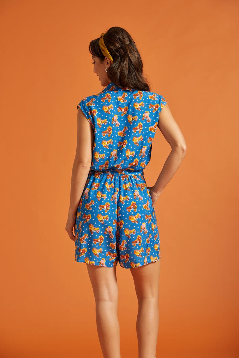 Read It & Steep Romper, Alternate, color, Roll With It