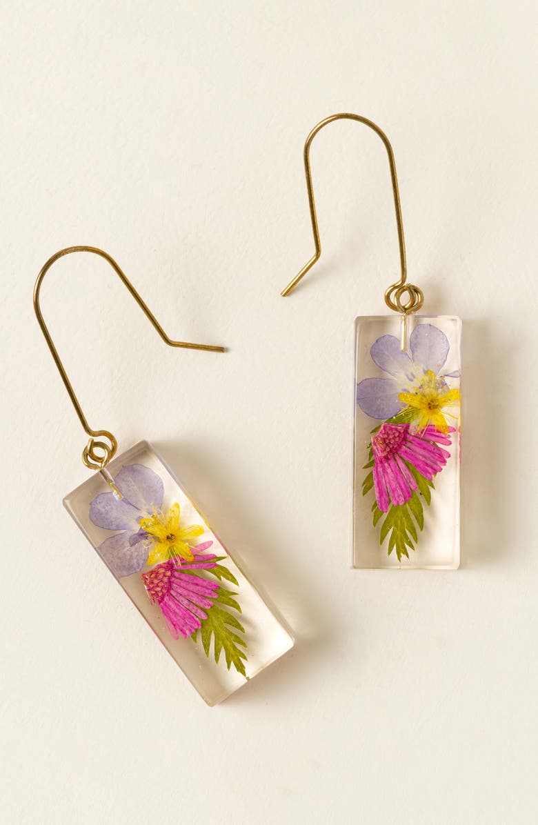 Uncommon Goods Find Me In The Garden Earrings, Main, color, Multi