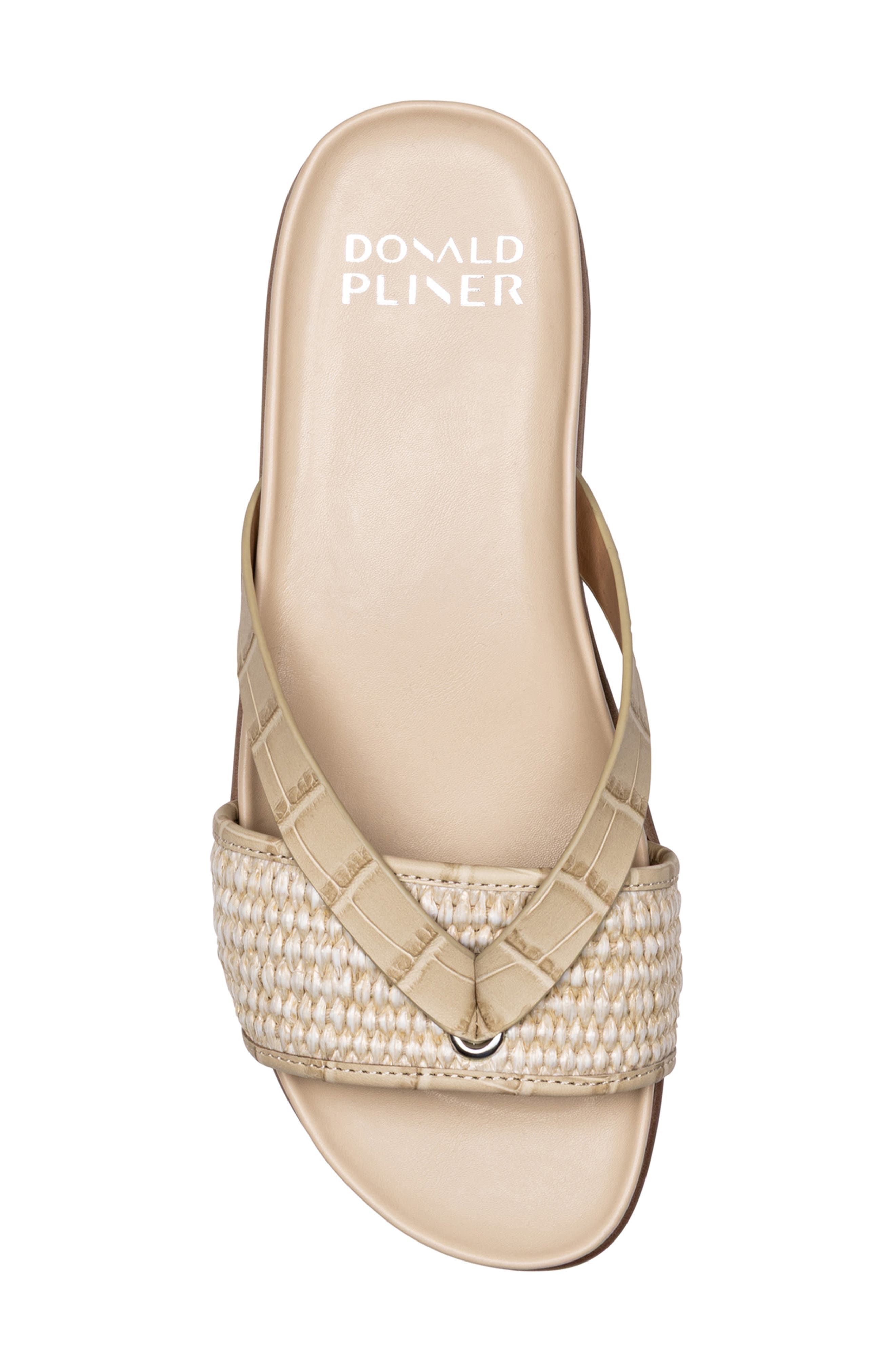 Donald Pliner Farrahst Platform Wedge Sandal, Alternate, color, Almond