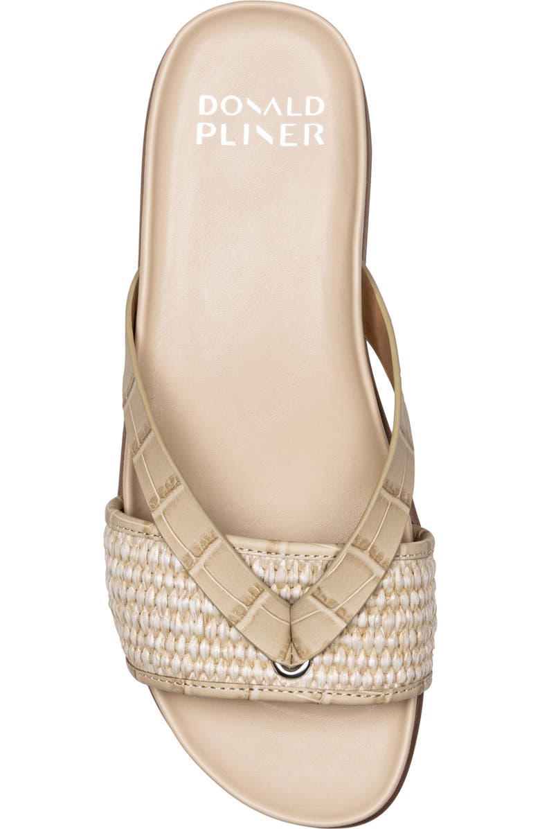 Donald Pliner Farrahst Platform Wedge Sandal, Alternate, color, Almond