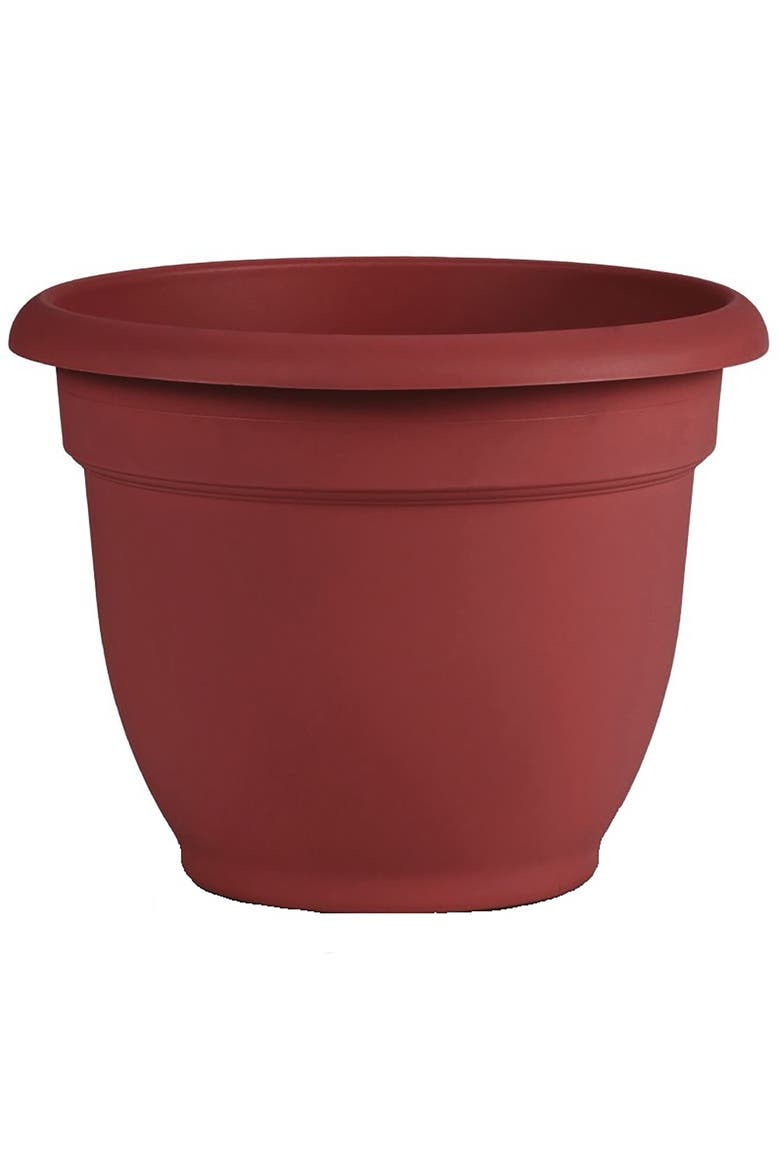 16 Inch Ariana Pot Planter, Burnt Red, Main, color, Red