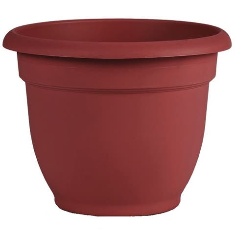 16 Inch Ariana Pot Planter, Burnt Red