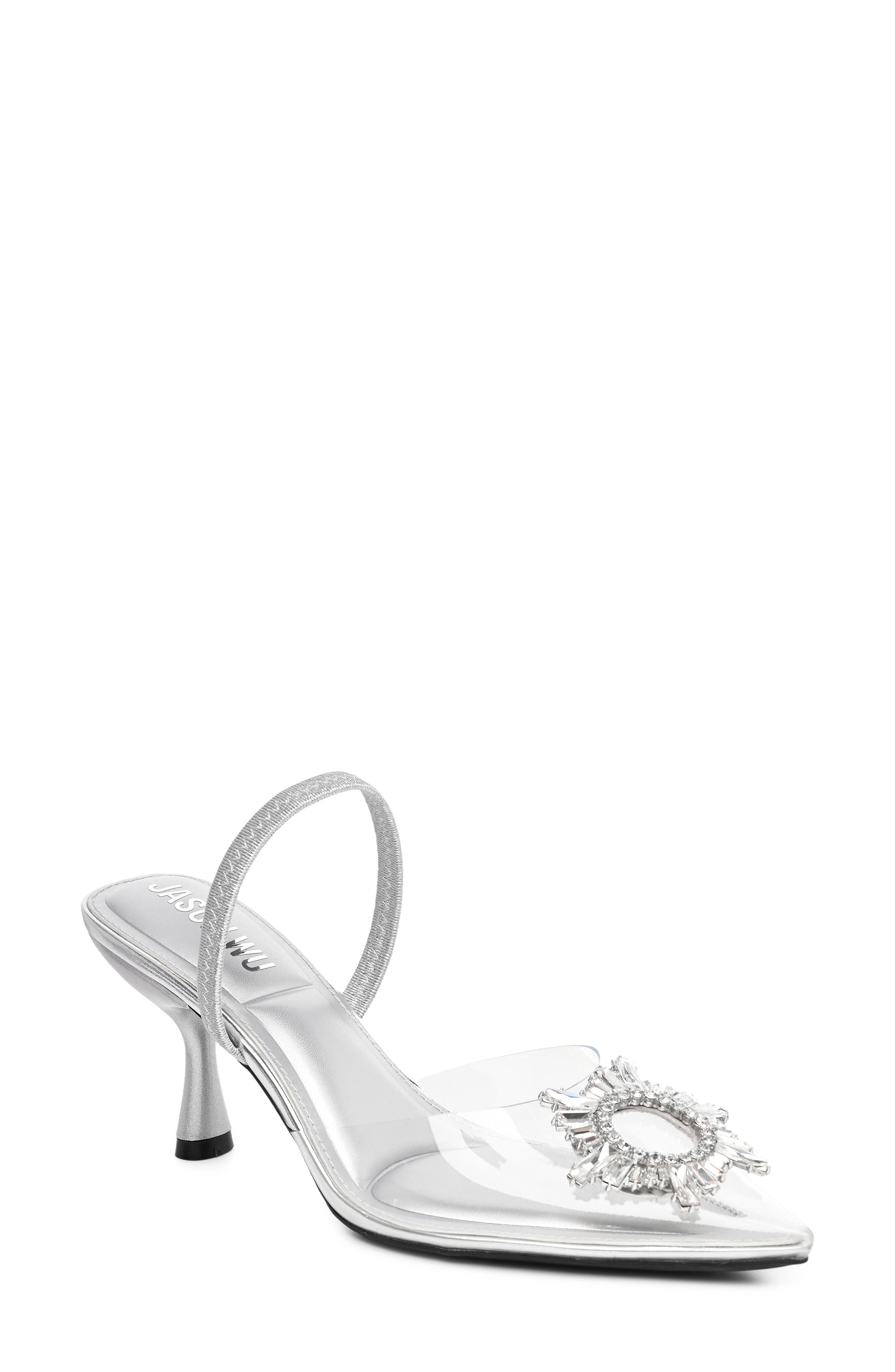 Jeweled Clear Mule