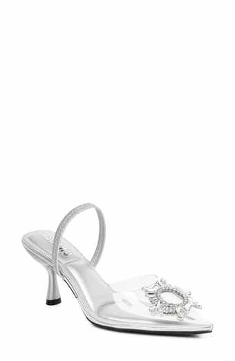 Jeweled Clear Mule