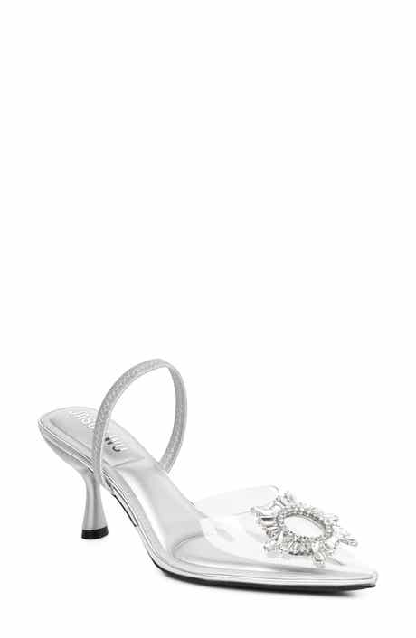 Jeweled Clear Mule