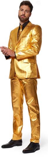 Groovy Gold Two Button Notch Lapel Suit
