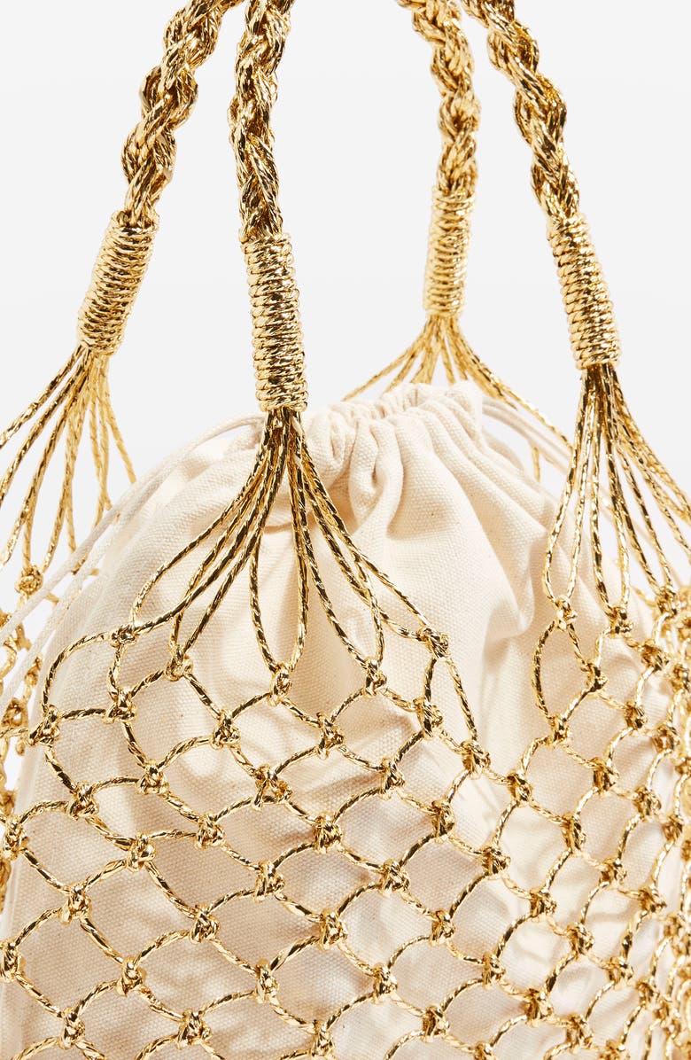 Topshop Shakira Woven Shopper, Alternate, color,