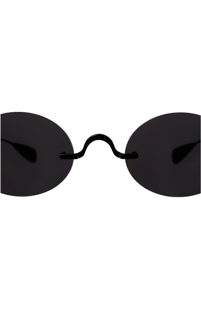 Lyndon Eyewear Havana Sunglasses, Alternate, color, Matte Black / Grey