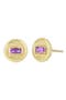  14K Gold/ Purple Amethyst