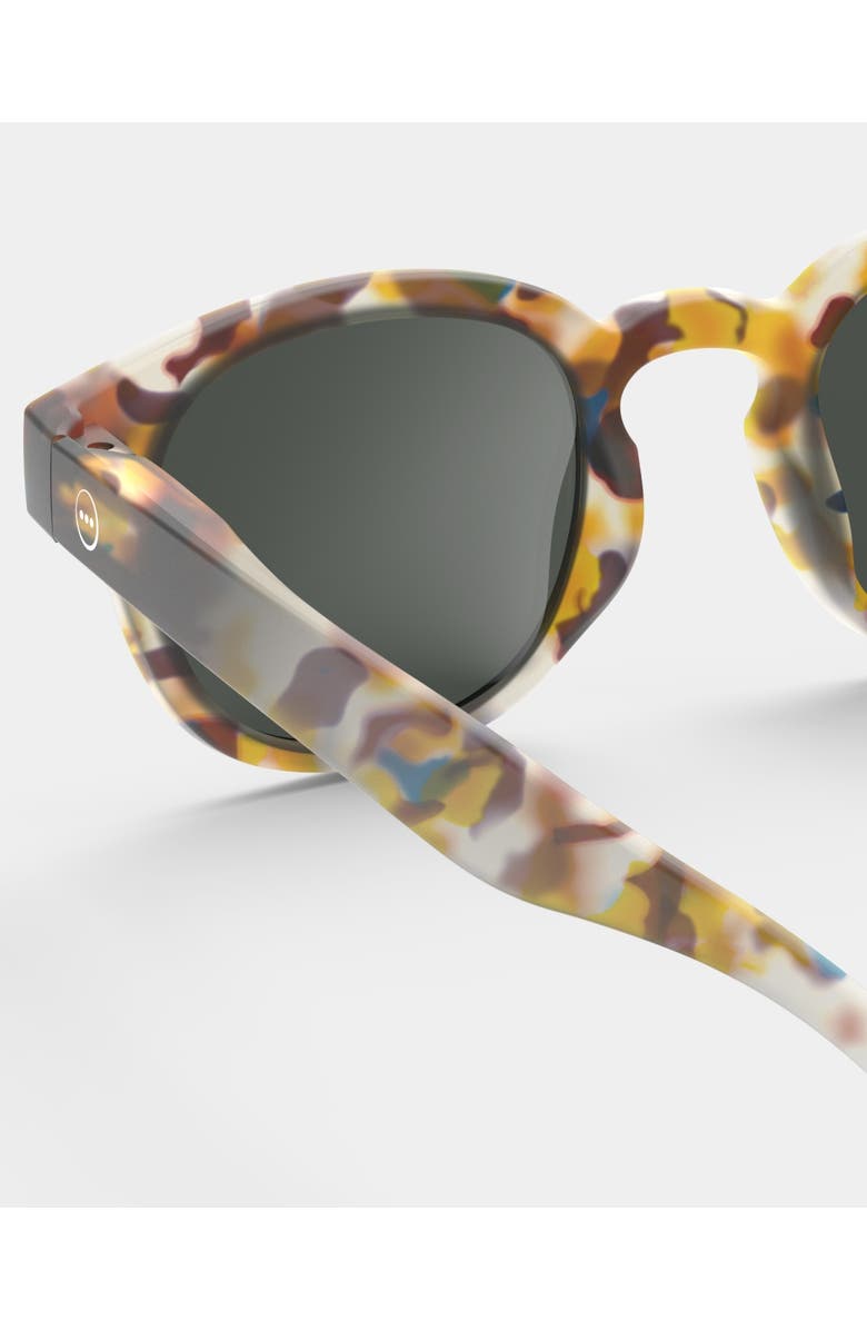 IZIPIZI #C 41mm Square Kids Junior Sunglasses, Alternate, color, Blue Tortoise