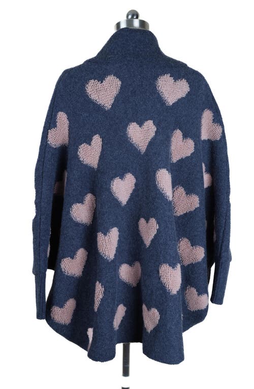 SAACHI SAACHI TEXTURED HEART CARDIGAN