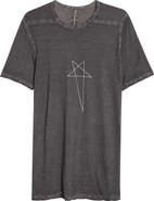 Rick Owens DRKSHDW Level Pentagram Graphic T-Shirt