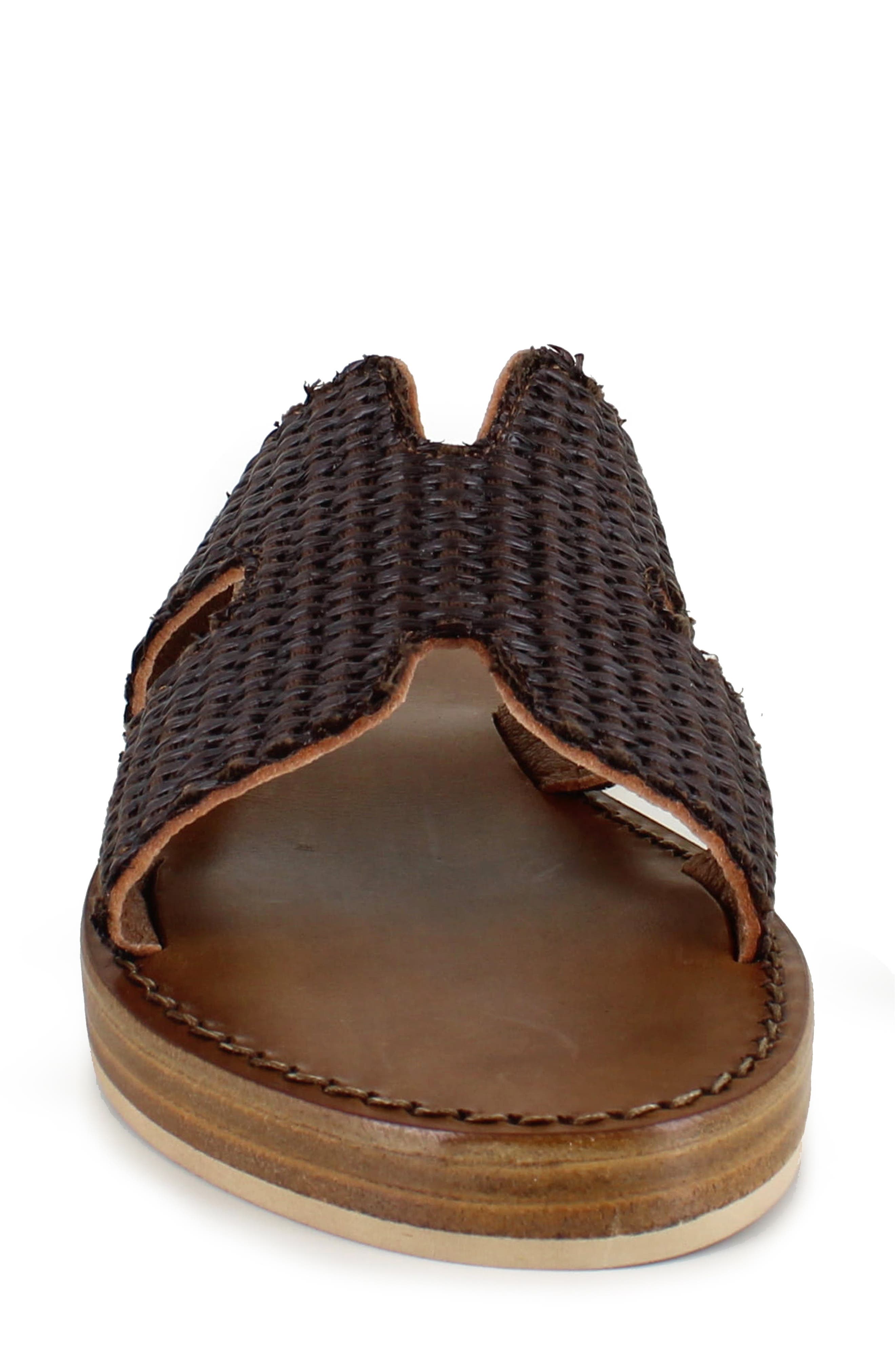 Kolinna Slide Sandal, Alternate, color, BROWN