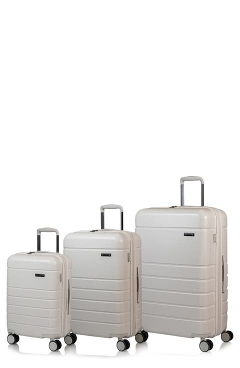 Linen 3-Piece Hardside Luggage Set