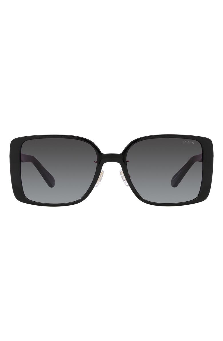 COACH 56mm Gradient Square Sunglasses, Main, color, 