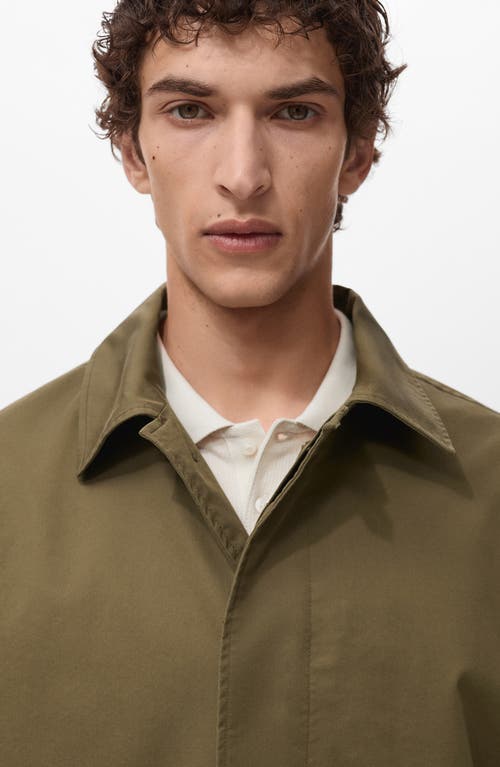 Mango Classic Water Repellent Trench Coat In Brown