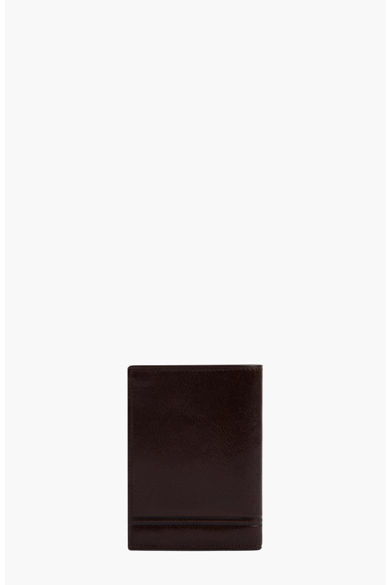 Gentleman Trifold Leather Wallet 582, Alternate, color, Brown
