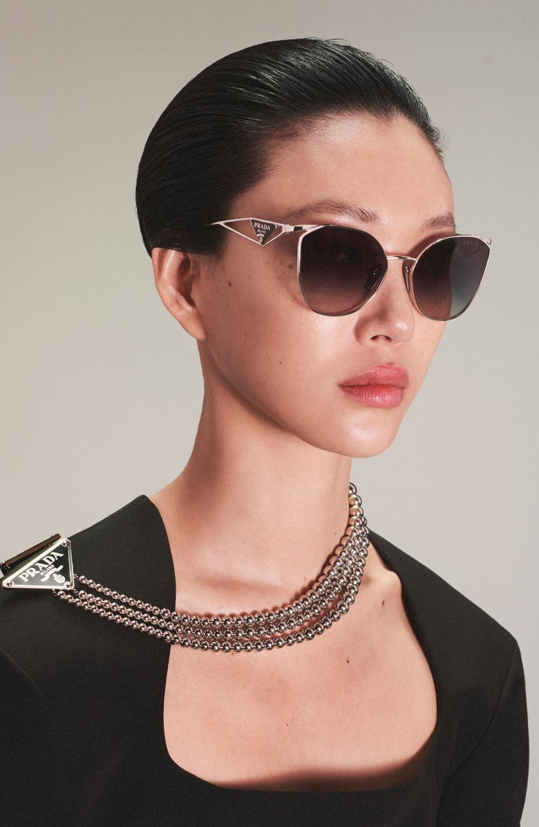 Prada Symbole 59mm Cat Eye Sunglasses - Nordstrom Exclusive Color, Alternate, color, 