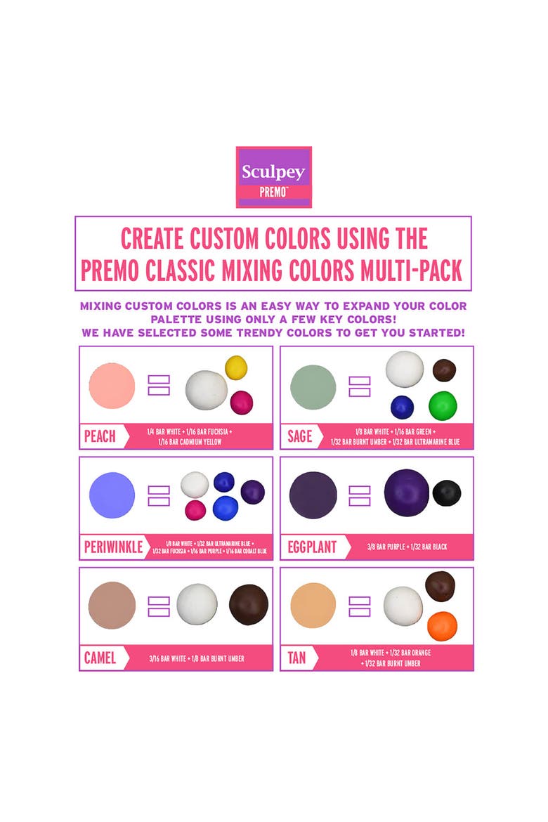 Multipack, Classic Mixing Colors, 12 Shades, 1oz Bars, Alternate, color, Multicolored