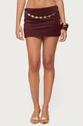 EDIKTED Briar Belted Miniskirt